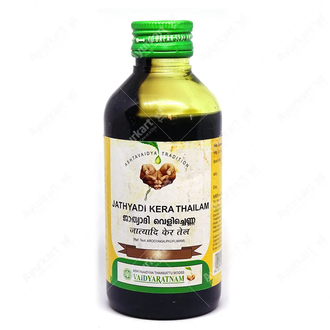 Jathyadi Kera Thailam - 200ML - Vaidyaratnam