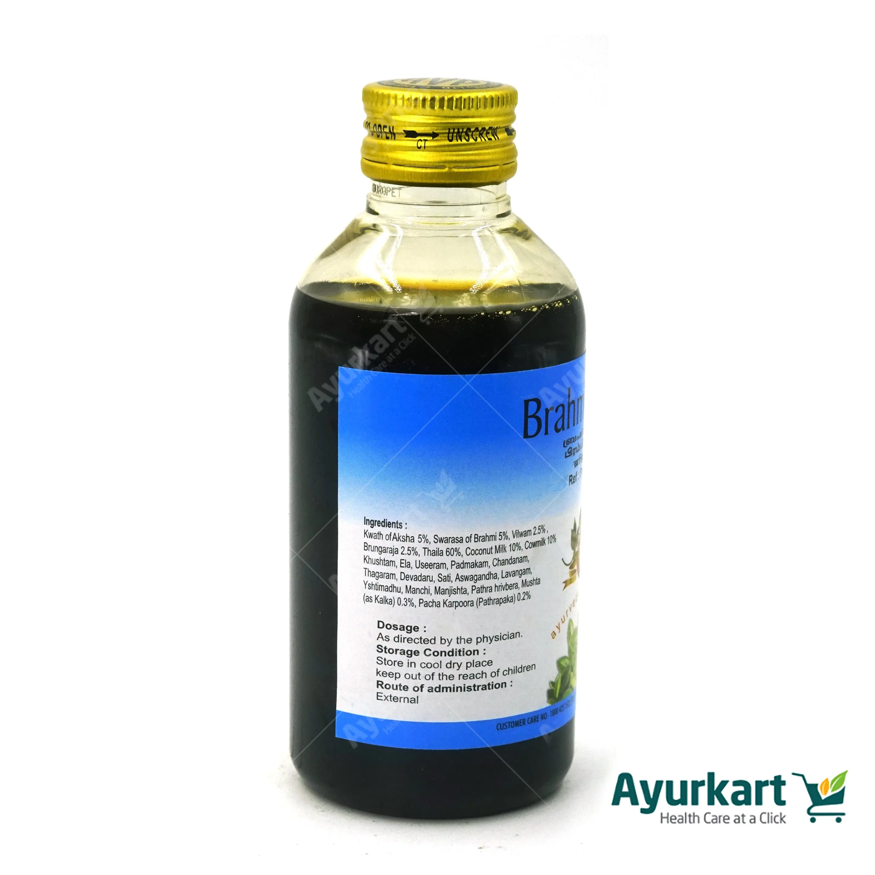 Brahmi Thailam 200ML - AVP Ayurveda