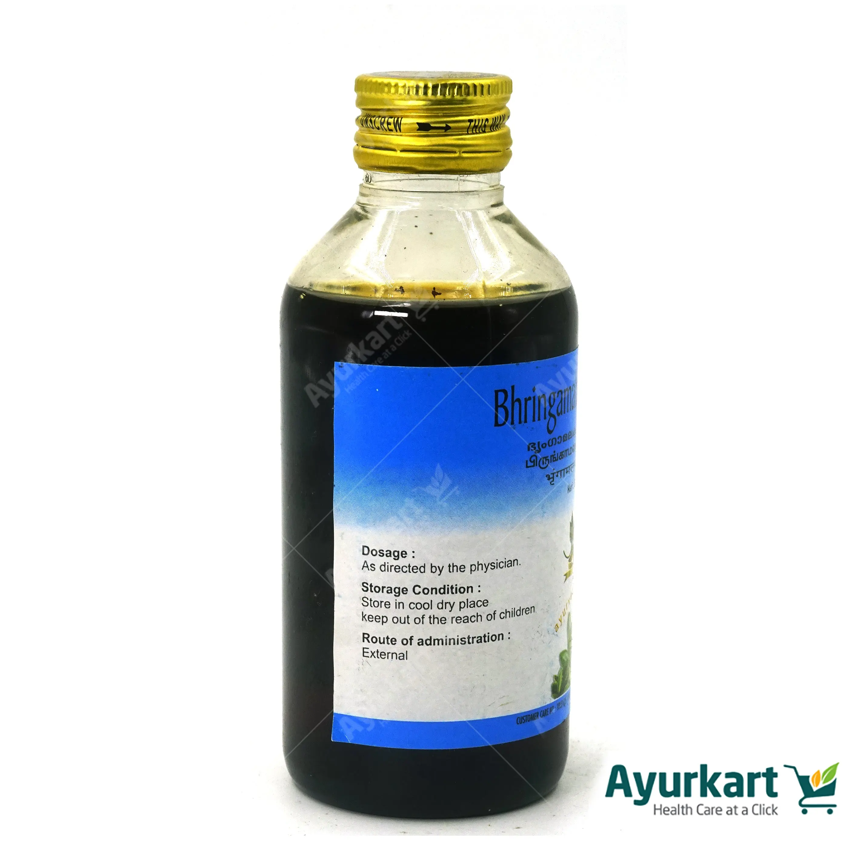 Bhringamalakadi Thailam - (B) 200ML - AVP Ayurveda - DragonVitality