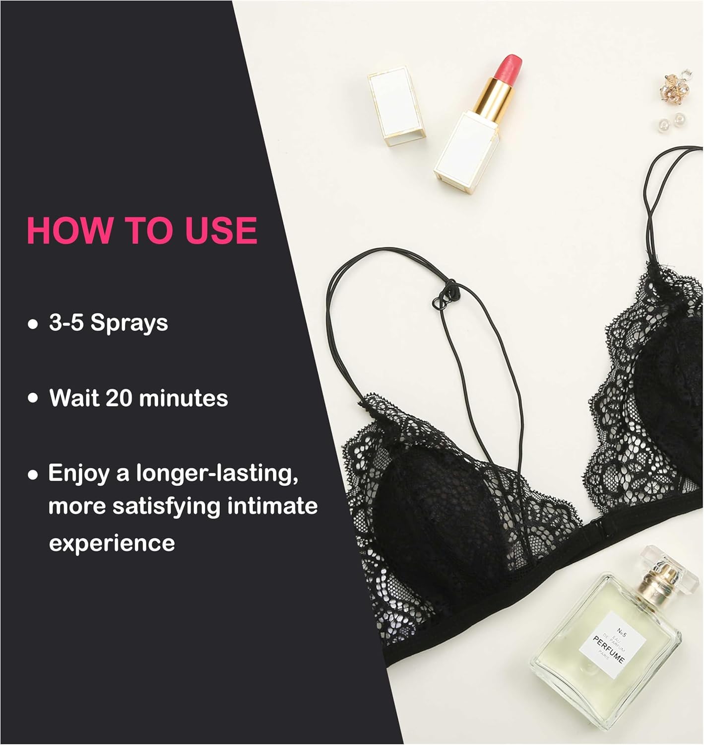 The Delay Spray for Men, Effectively Enhanced-Extends Men's Time and Enhances Comfort, Climax Control to Last Longer in Bed + Prolong Climax for Him，60 Pumps - DragonVitality