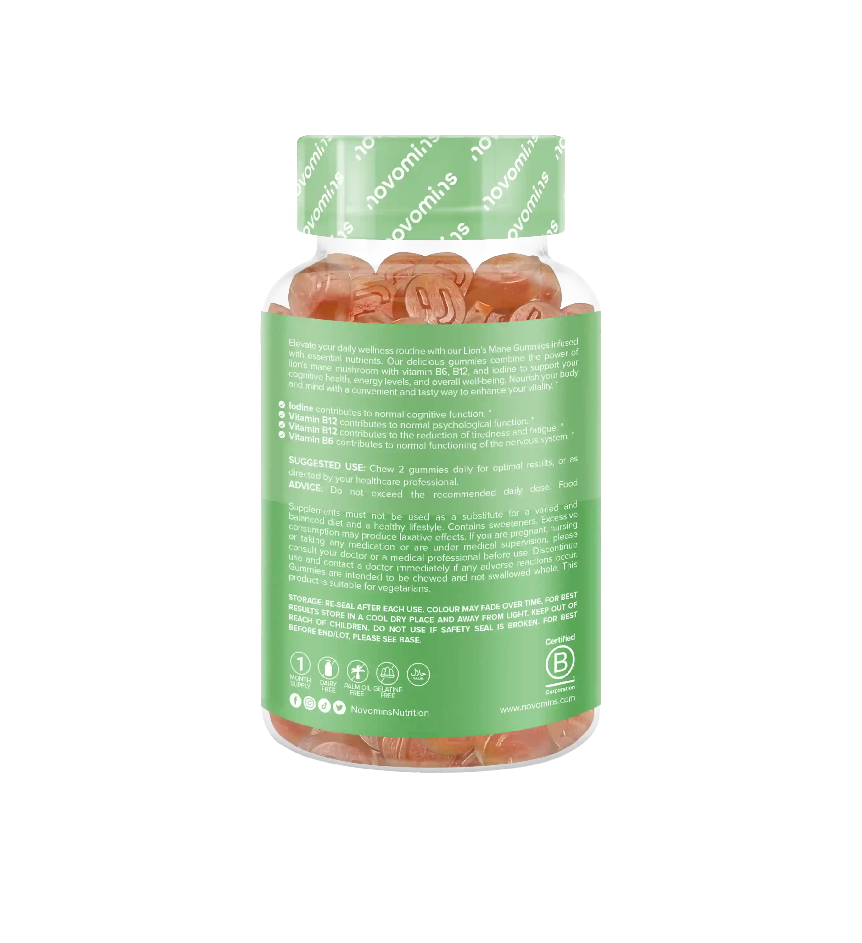 Lion's Mane Gummies 2500mg - DragonVitality