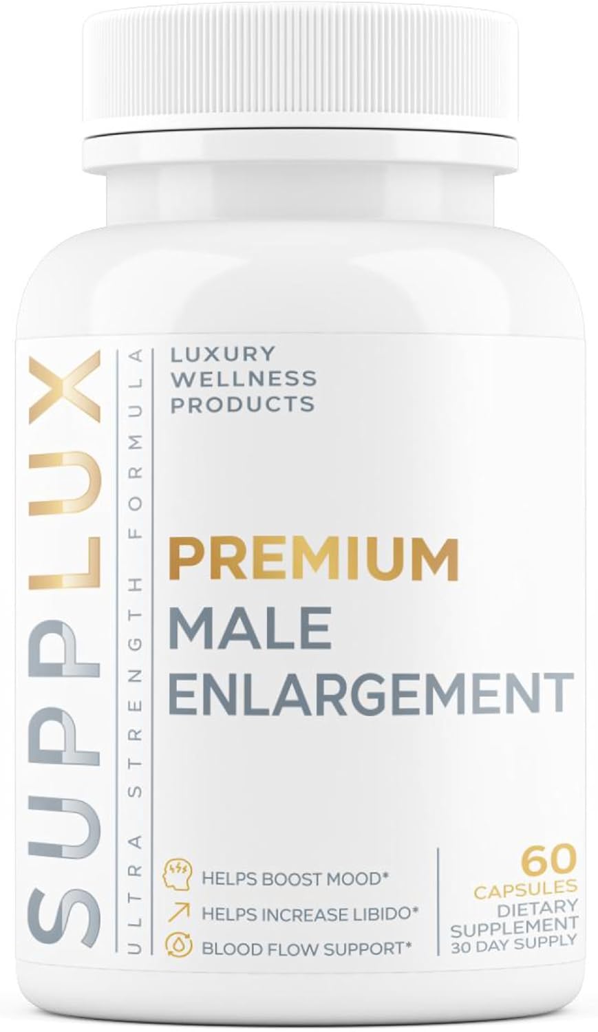 PREMIUM Male EnIargement - Powerful Erect Pills for Men w/ Fast Acting Blood Flow to Gain Length & Girth + Stamina | 9 Research Backed Ingredients for MaIe Performance & Circulation - 60 Capsules - DragonVitality