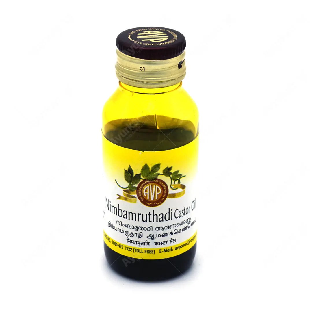 Nimbamruthadi Castor Oil - Arya Vaidya Pharmacy -AVP