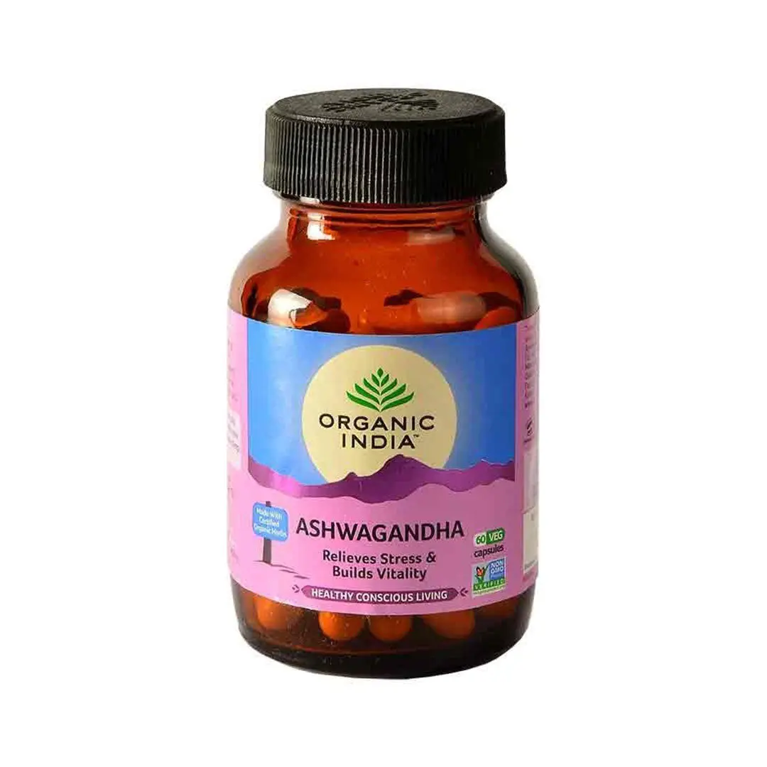 Ashwagandha Capsules - 60Nos - Organic India