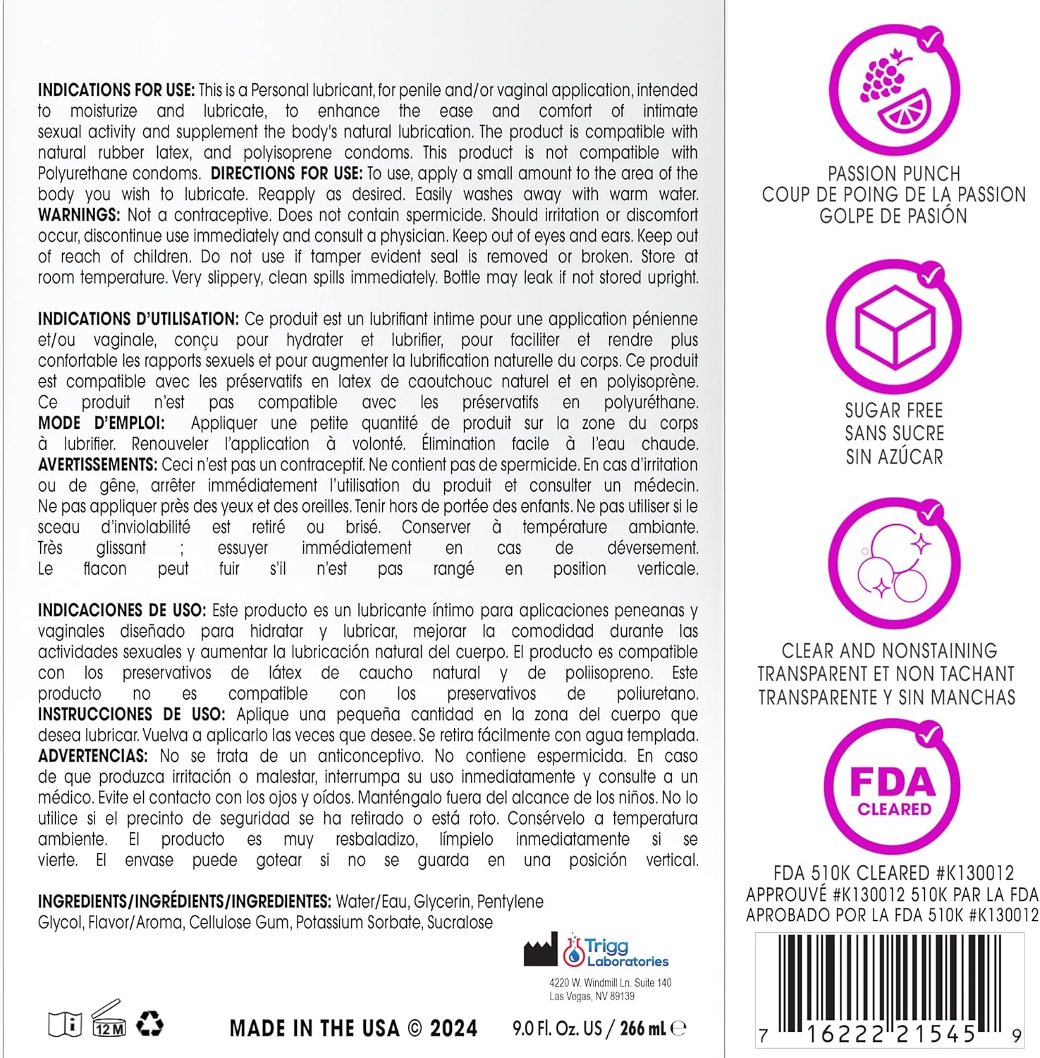 Wet Sexy Strawberry Premium Flavored Edible Lube for Men, Women and Couples | Long-Lasting, Condom Safe, Sugar Free, 9 fl oz - DragonVitality