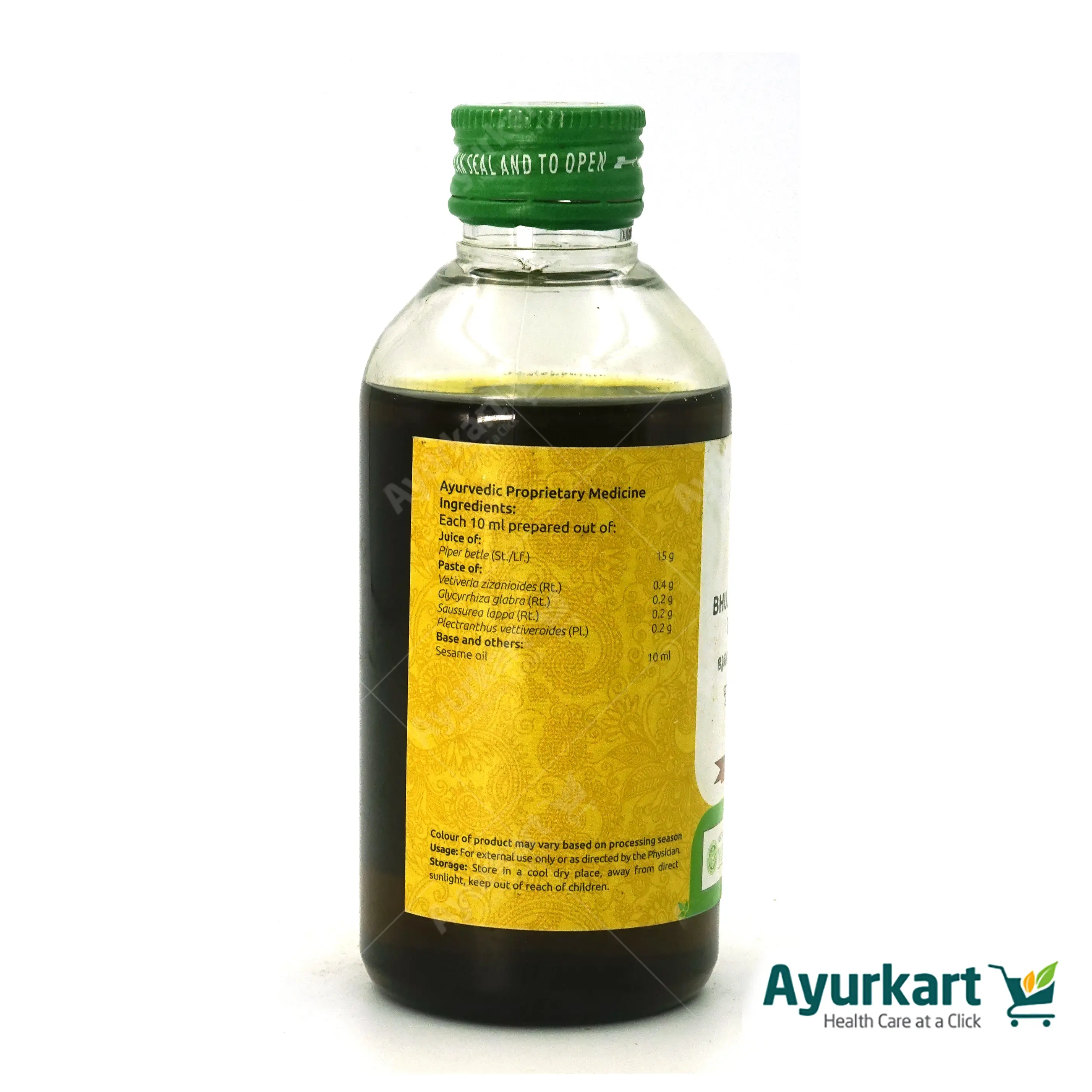 Bhujagalathadi Thailam - 200ML - Vaidyaratnam