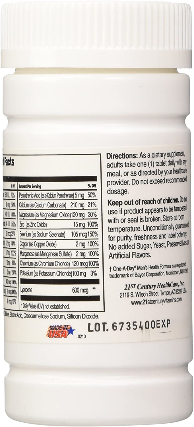 One Daily Men's Health With Lycopene 100's