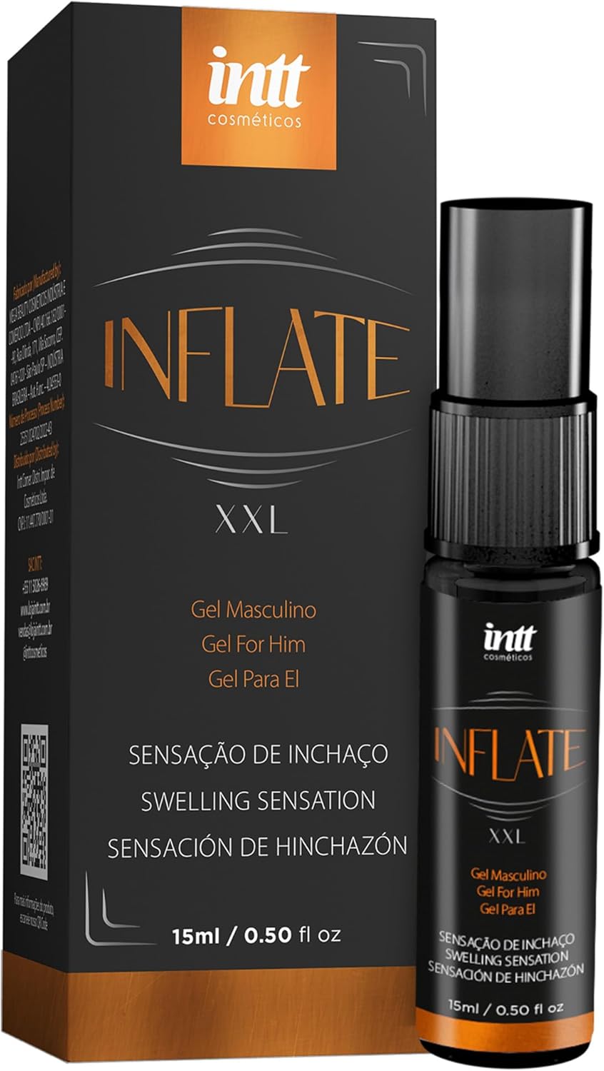Intt Inflate XXL Massage Oil for Men Long Lasting Effect 15 ml 0.50 Fl Oz INTT - DragonVitality