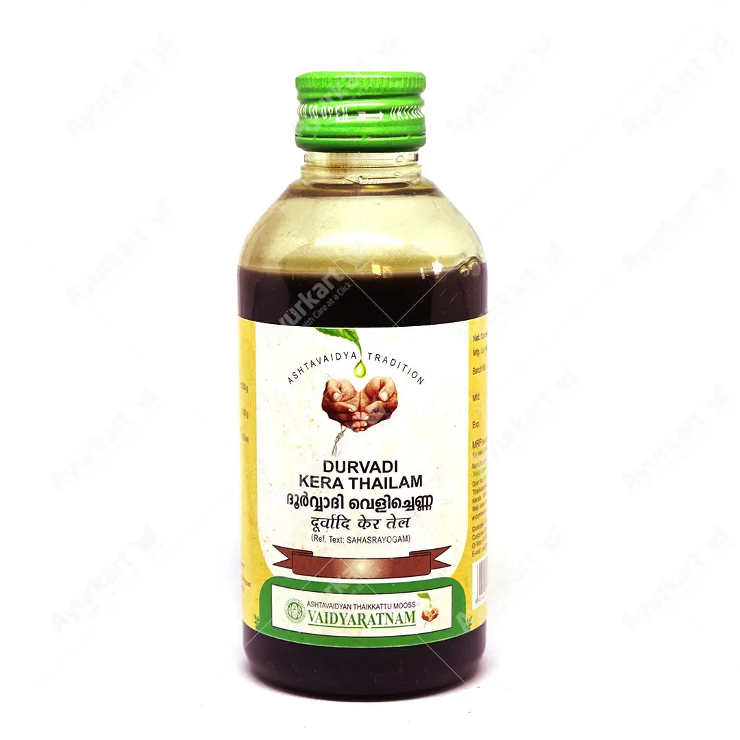 Durvadi Kera Thailam - 200ML - Vaidyaratnam