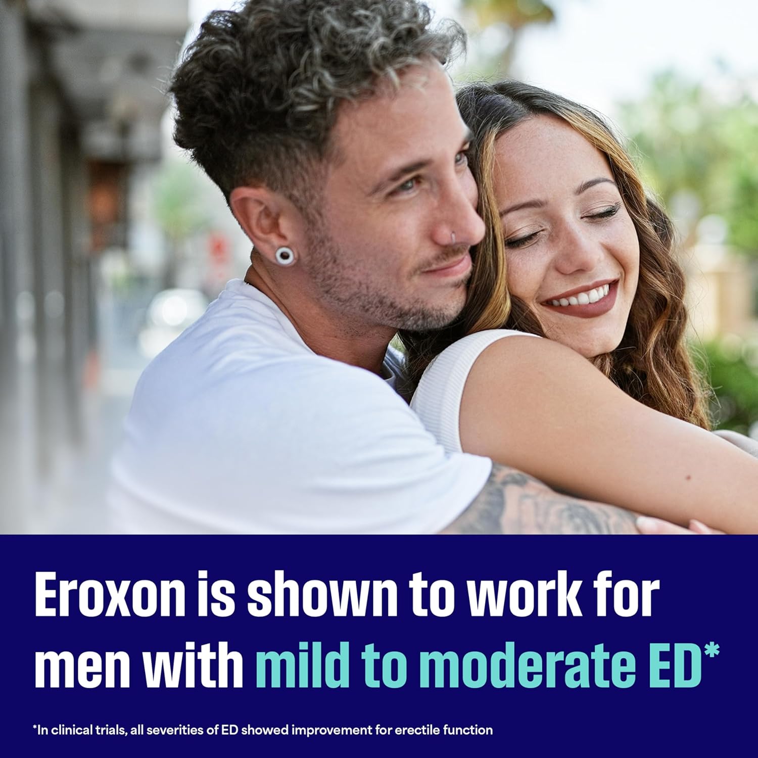Eroxon Erectile Dysfunction Treatment Gel, New Clinically Proven Topical Gel, Helps Get an Erection Within 10 Minutes, 4 Single Use Tubes - DragonVitality