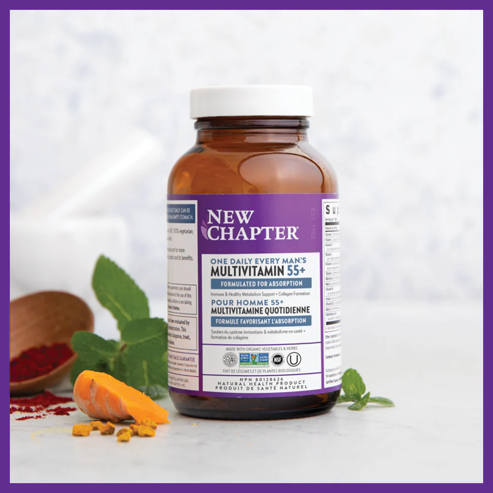 New Chapter®  One Daily Every Men's Multivitamin 55+ - DragonVitality