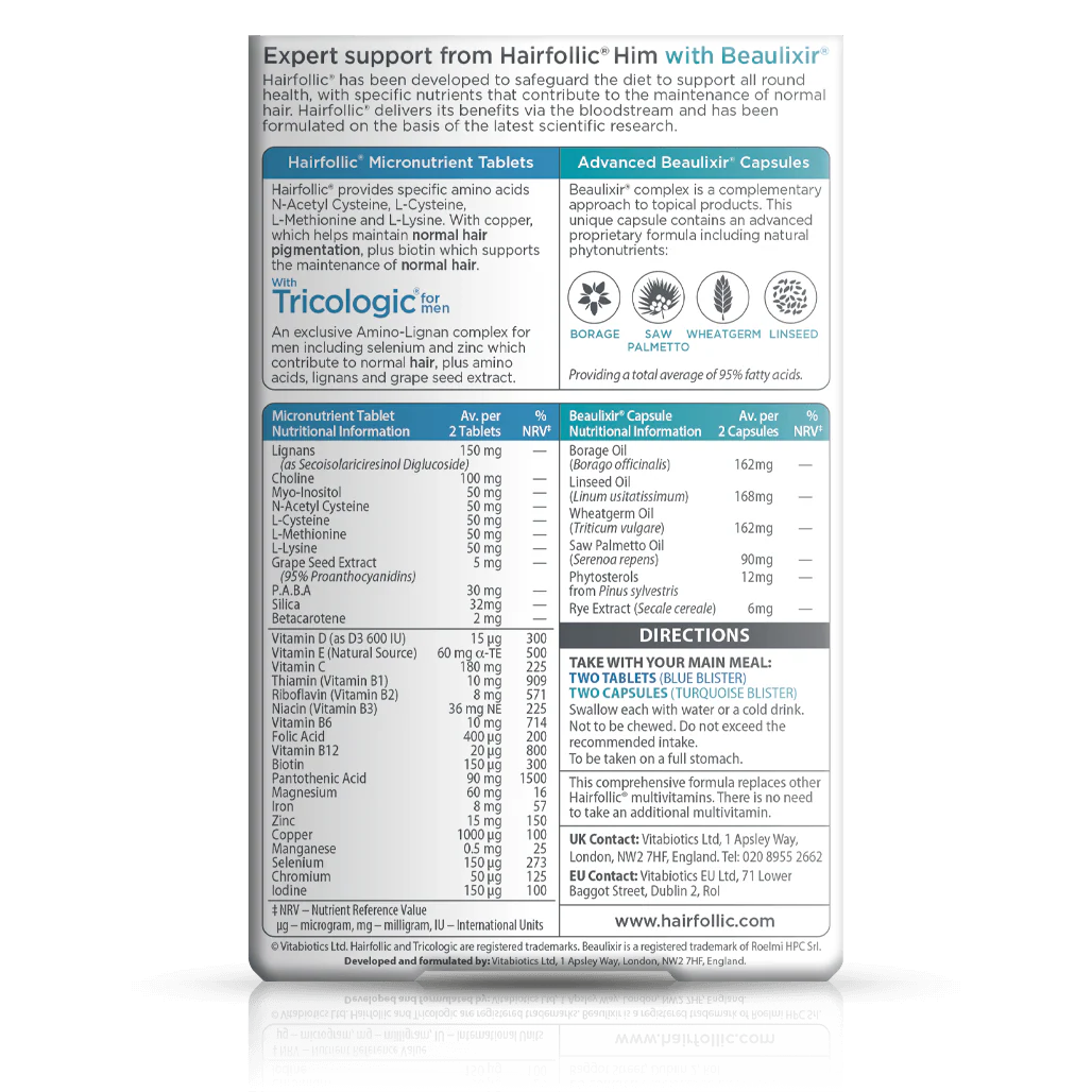 Hairfollic Him Advanced - DragonVitality