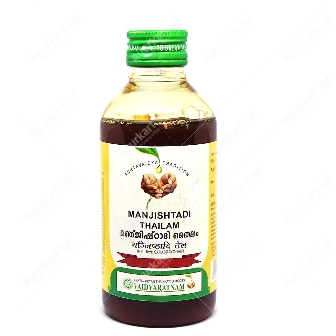 Manjishtadi Thailam - 200ML - Vaidyaratnam