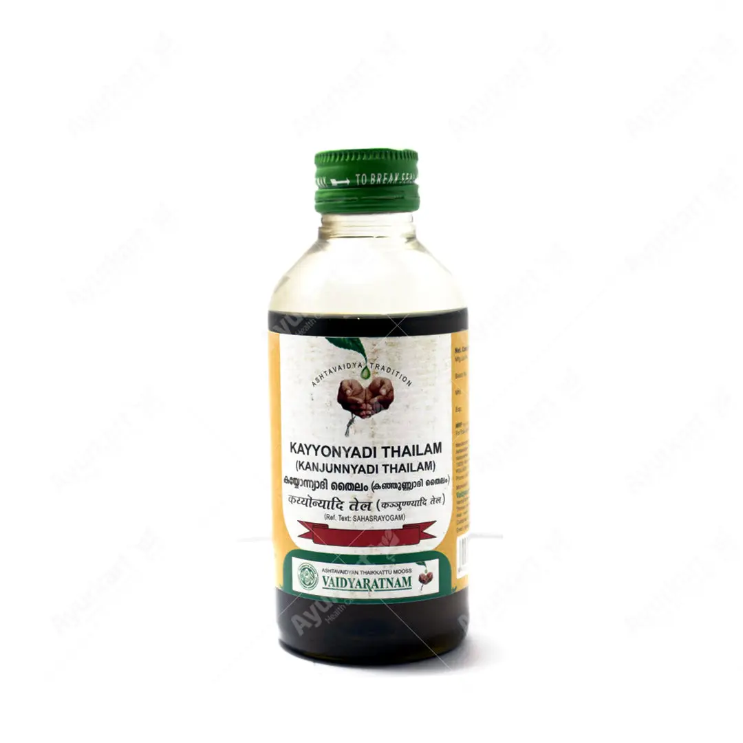 Kayyonyadi Thailam / Kanjunnyadi Thailam - 200ML - Vaidyaratnam