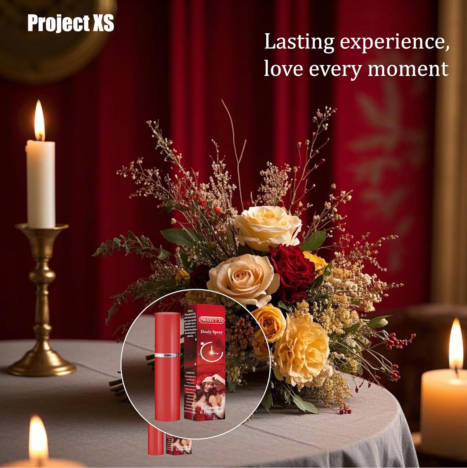 Project XS-Enhancers - Desensitizing Delay Spray for Men clinically Proven to Help You Last Longer in Bed - Delay Sprayer - DragonVitality