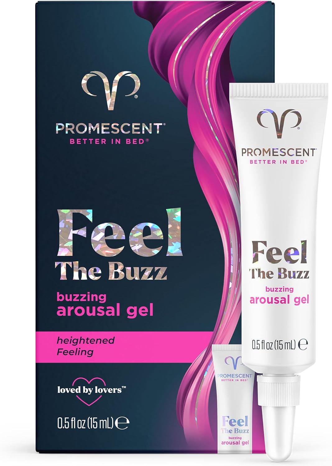 Promescent Buzzing Gel for Women – Arousal Enhancing Intimate Lubricant, Non-Sticky & Long-Lasting, Personal Lube for Increased Heightened Feeling, 75 Uses (15ml) - DragonVitality