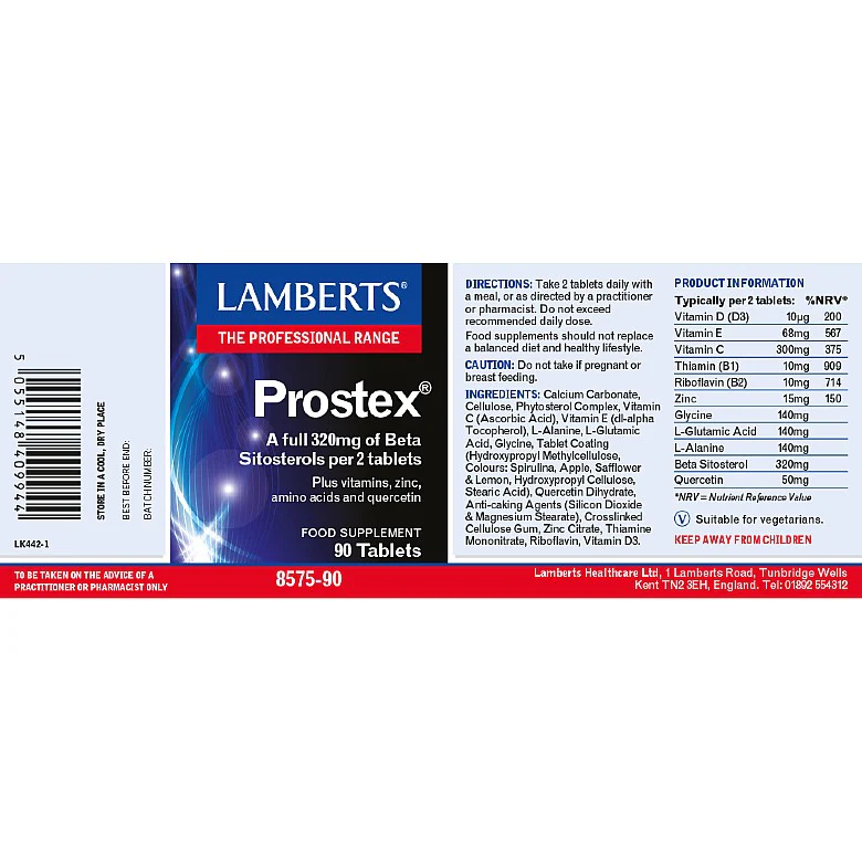 Lamberts Prostex 90 Capsules - DragonVitality