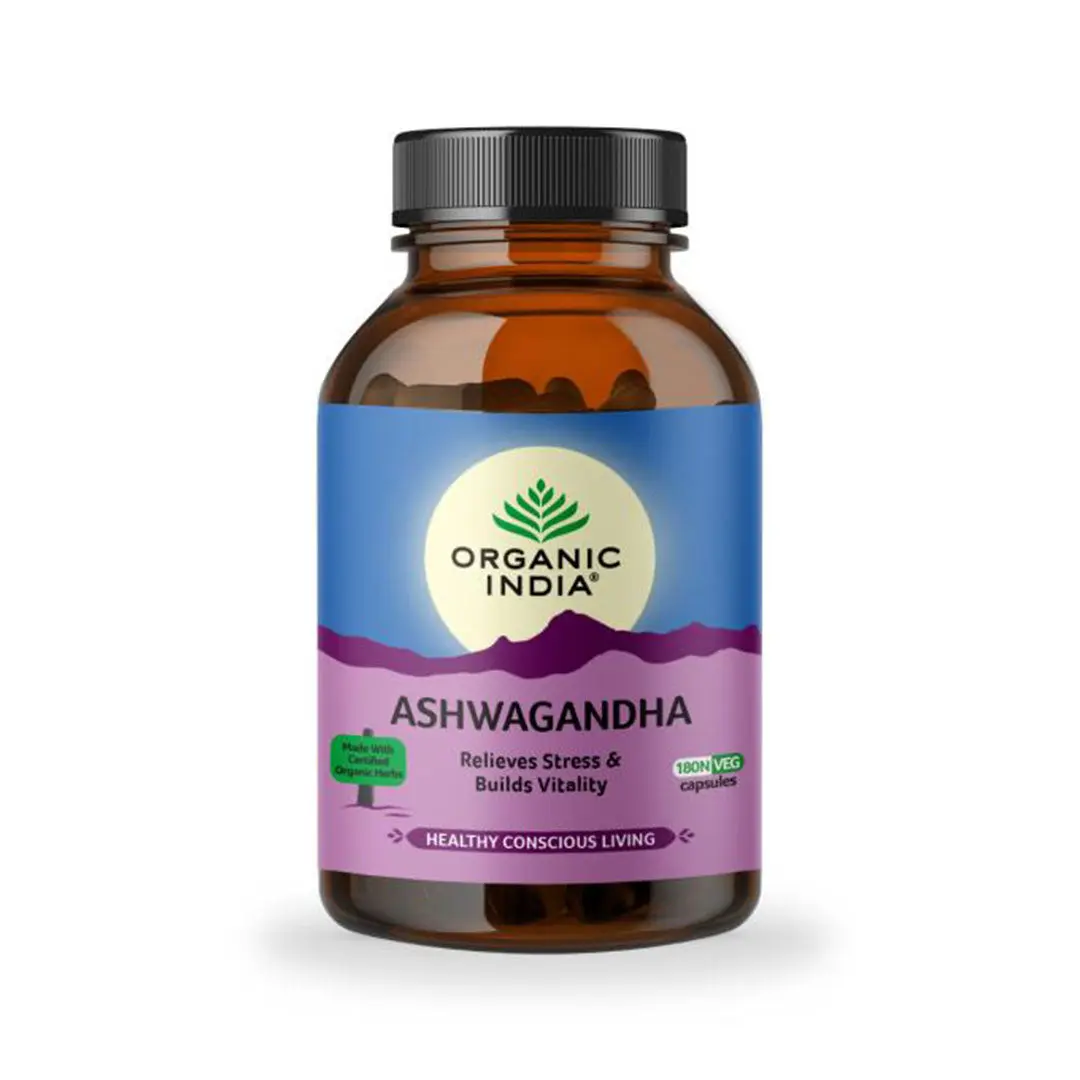 Ashwagandha Capsules - 60Nos - Organic India
