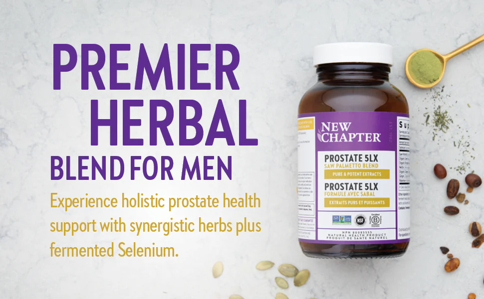New Chapter® Prostate 5LX Saw Palmetto Blend - DragonVitality