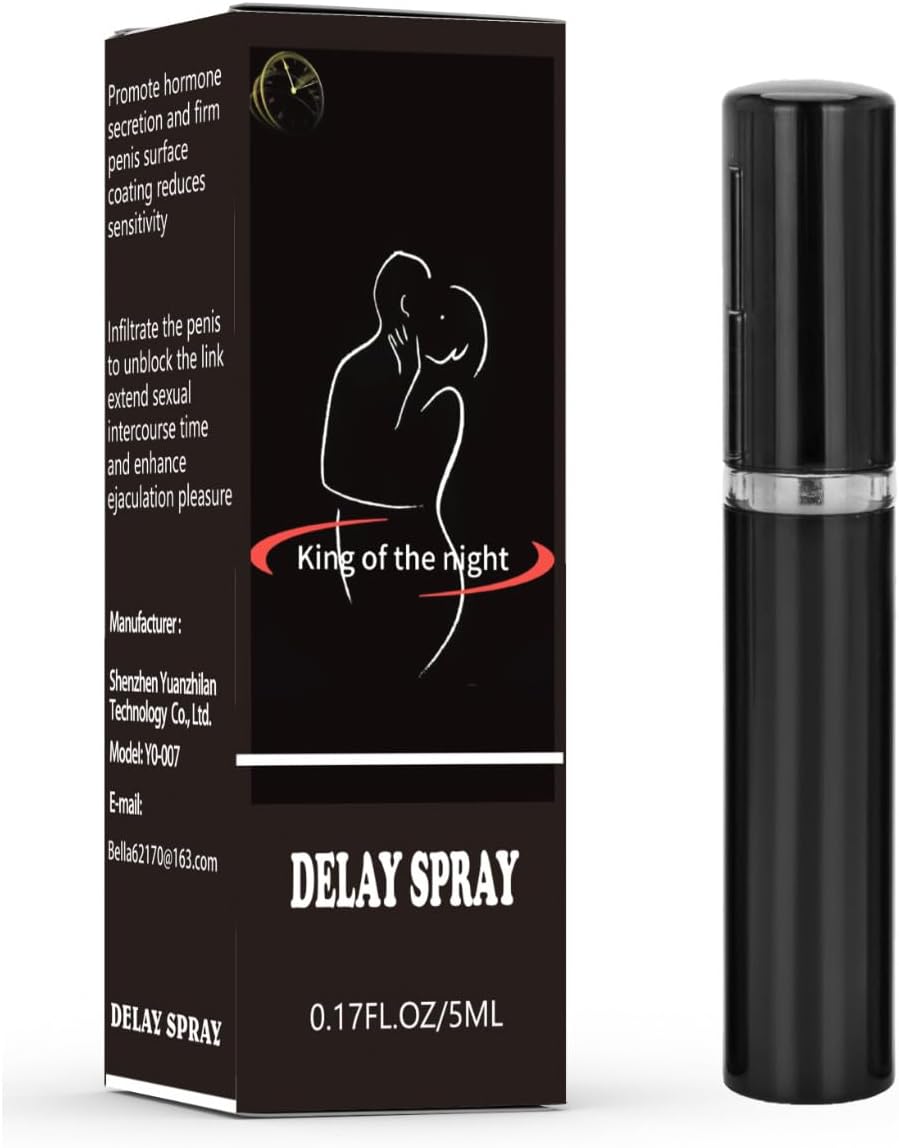 Delay-Spray for Men Sexual-Enhancer for - Men Last Longer in Bed for Men Massage Oil for Sexual Spray Prolonging and Desensitizing Lube for Male - DragonVitality