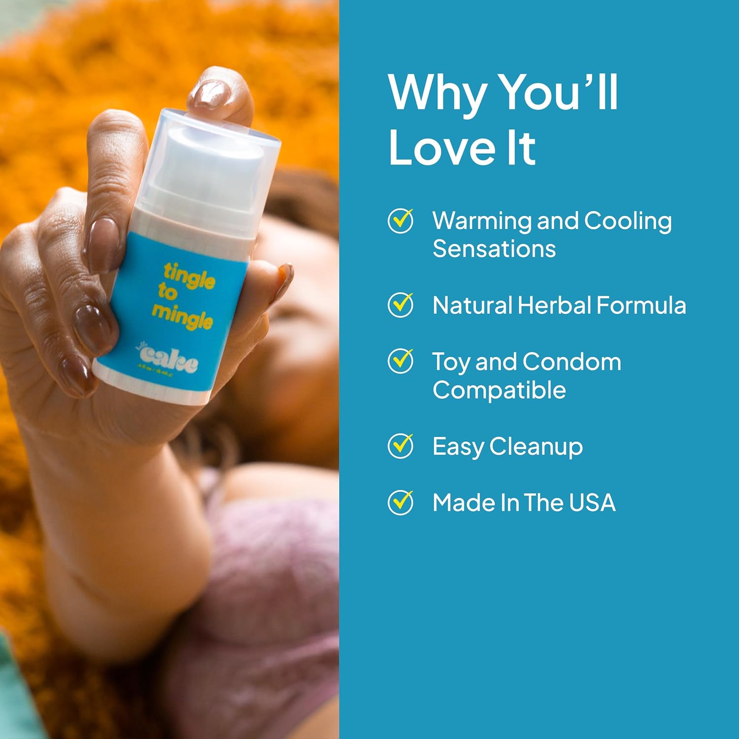 Hello Cake Stim for Him, Stimulating Arousal Serum for Men, Sexual Enhancer, Arousal Gel for Male Sensation Gel, Tingling Sexual Enhancement - DragonVitality