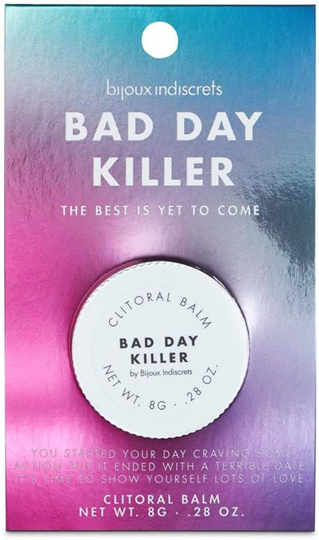 Bijoux Indiscrets Bad Day Killer Clitoral Balm - Compatible with Erotic Toys - Sex Balm for Women - Female Arousal Enhancement - Sexual Stimulant for Women - Clitoral Balm for Intense Orgasms - DragonVitality