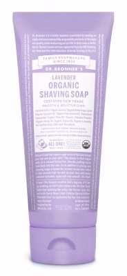 Dr Bronner's Organic Shaving Soap Lavender 207ml