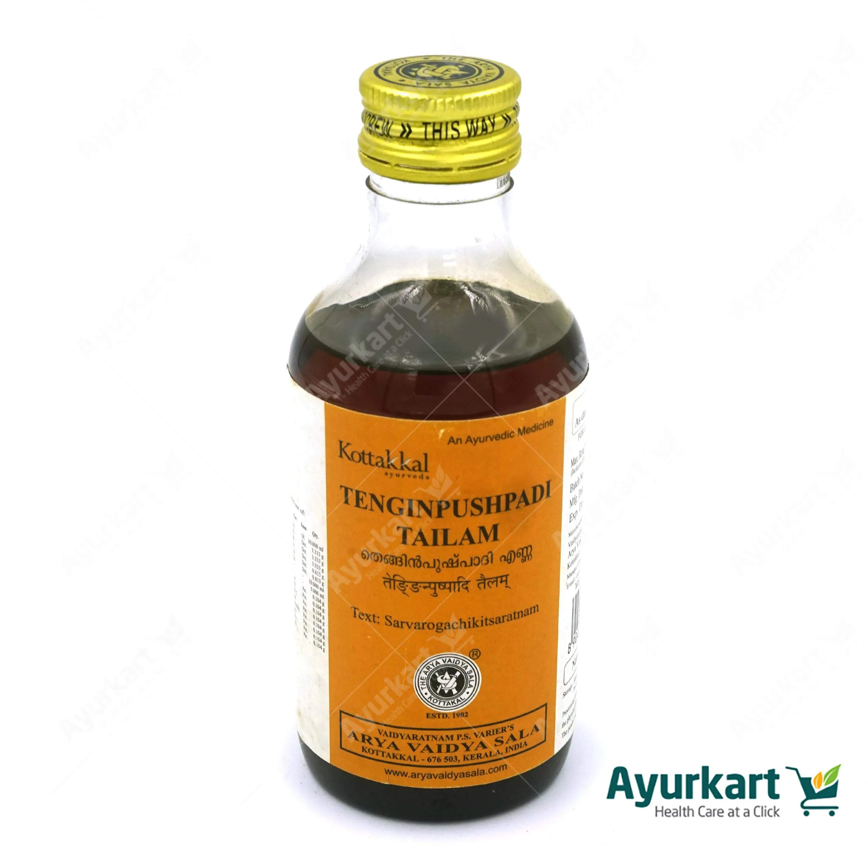 Tenginpushpadi Tailam - 200ML - Kottakkal