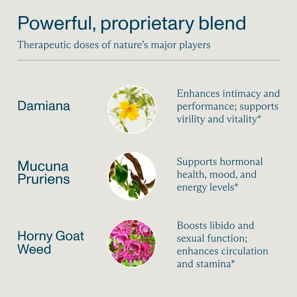 FOCL Male Libido Booster with Horny Goat Weed, Damiana, Tribulus Terrestris for Men - Supports Healthy Levels, Boost Stamina, Performance, Endurance, Male Enhancing Supplement Gummies - DragonVitality