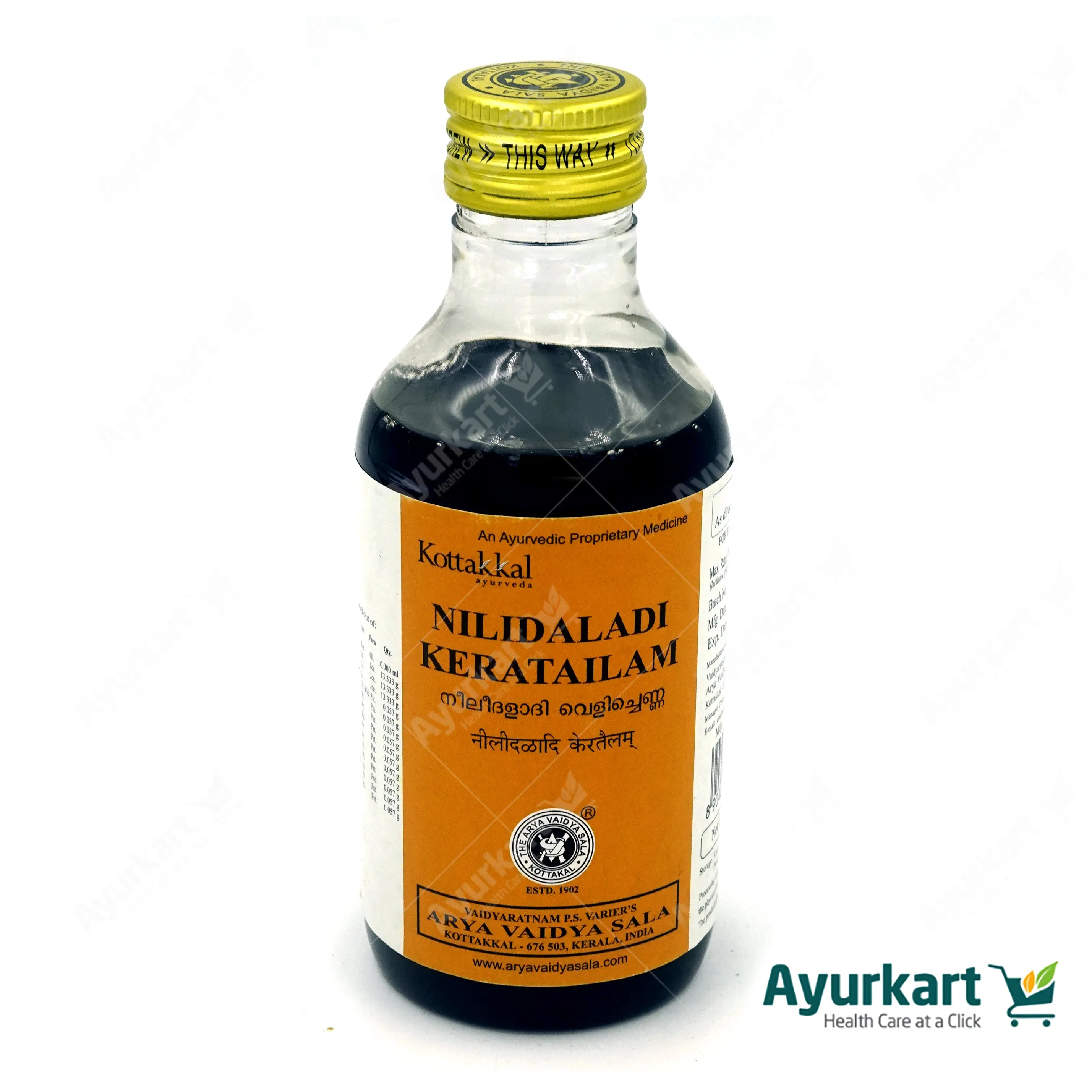 Nalpamaradi Tailam - 200ML- Kottakkal