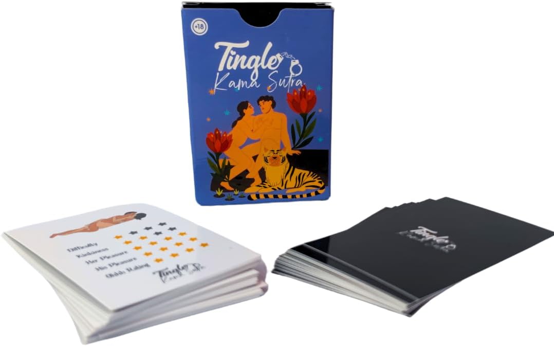 TheDarknessUnicorn Tingle Kama Sutra Position Card Fun Card Games for Couples Sexual Position Cards Position and Difficulty Levels Romantic Card Games - DragonVitality