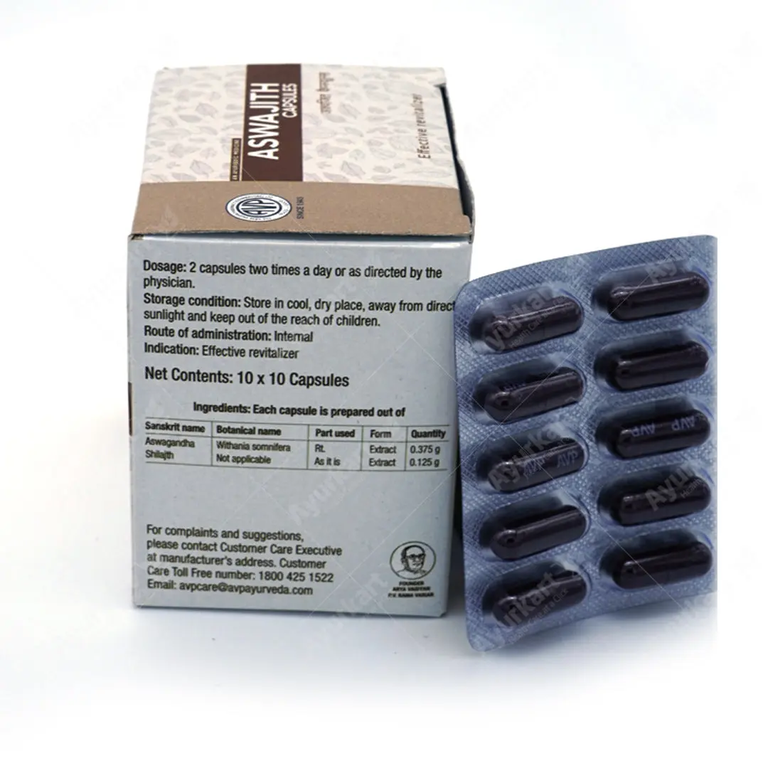 Aswajith Capsules 100 Nos tablet- AVP Ayurveda