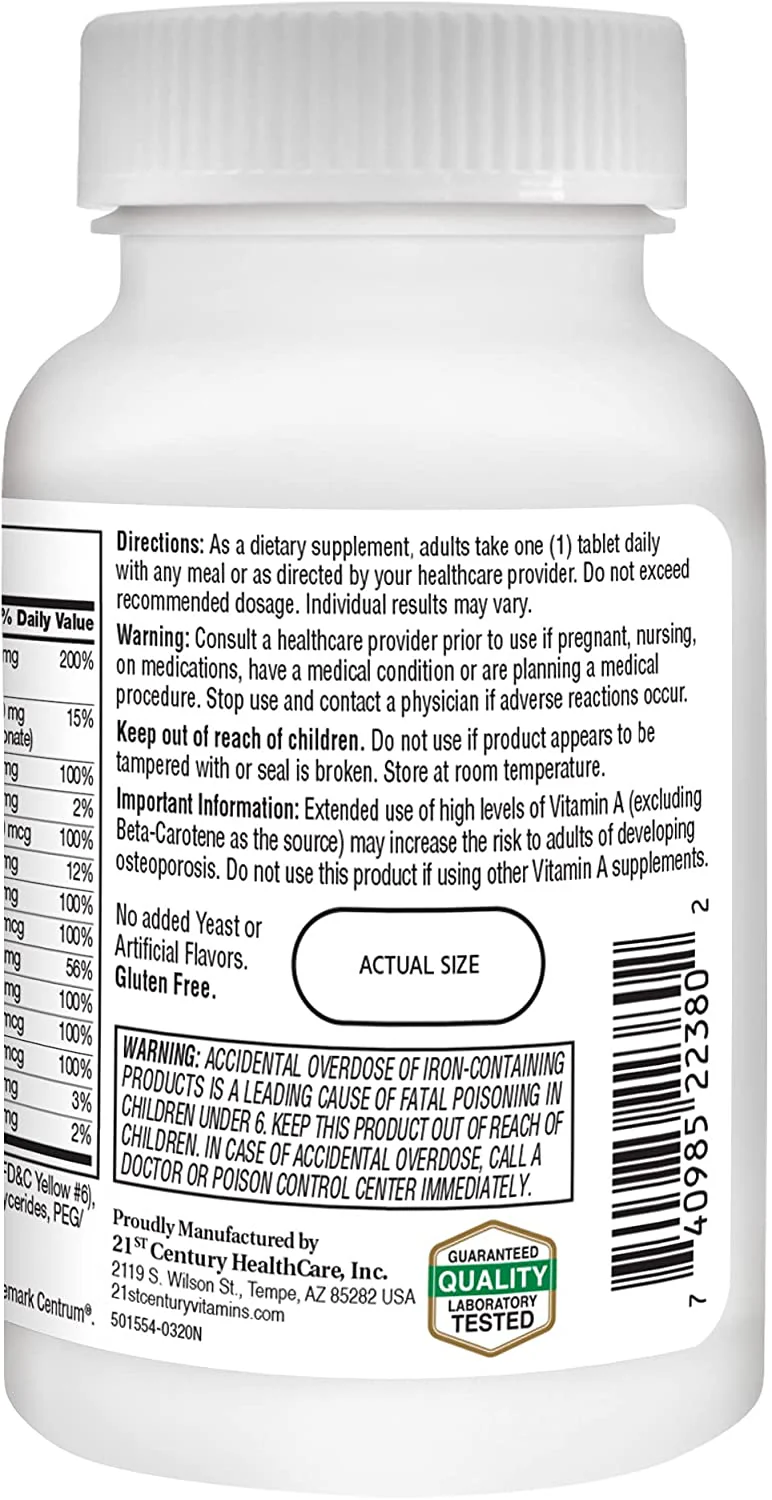 Sentry Multivitamin & Minerals 130's