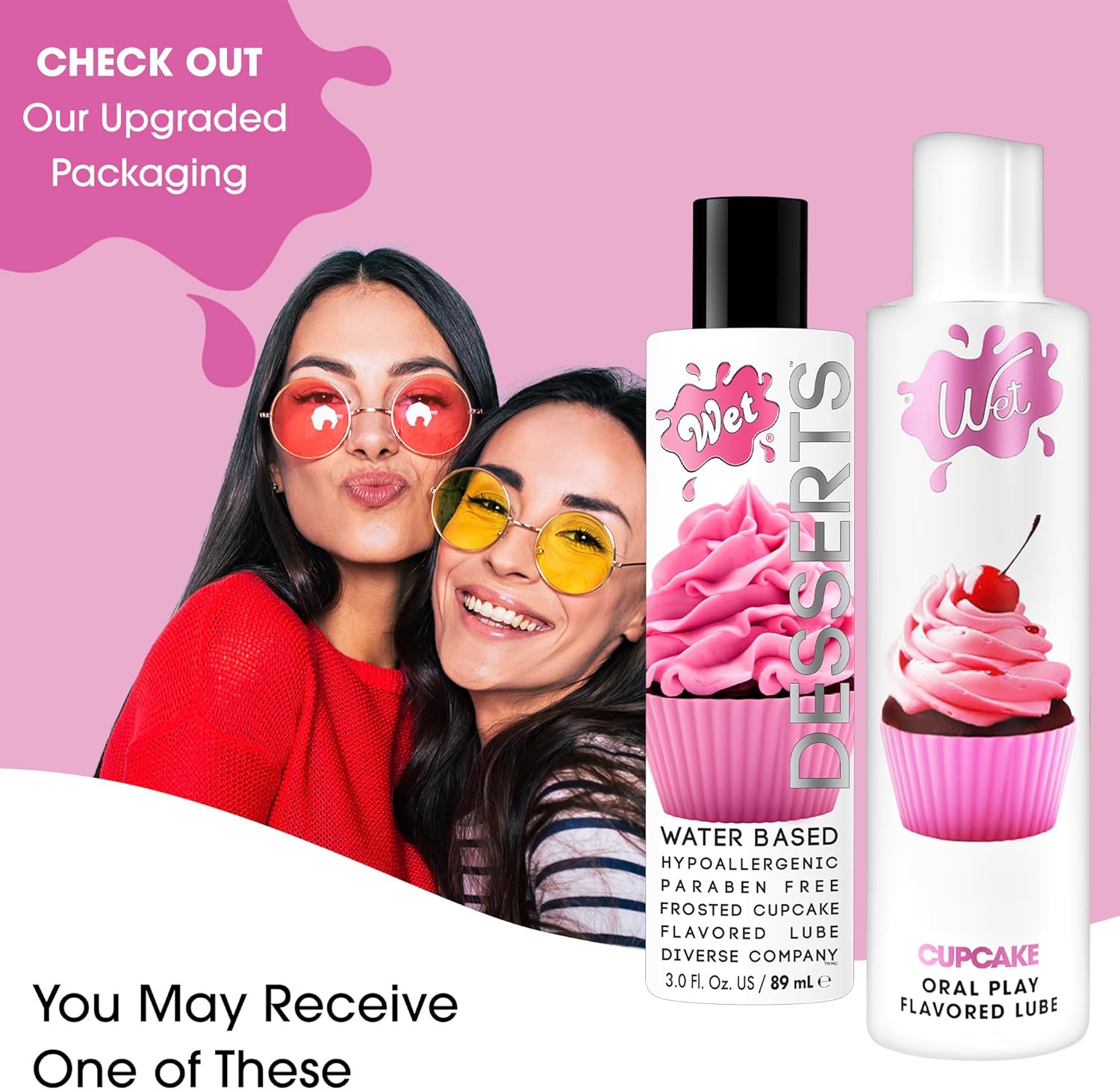 Wet Sexy Strawberry Premium Flavored Edible Lube for Men, Women and Couples | Long-Lasting, Condom Safe, Sugar Free, 9 fl oz - DragonVitality