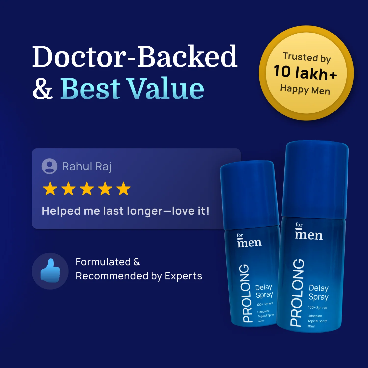 Prolong Delay Spray for Men – Long Lasting Performance Spray (30 ml) - DragonVitality