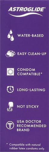 Astroglide Water Based Lube (2.5oz), Liquid Personal Lubricant, Long-Lasting Sex Lube for Men, Women and Couples, Travel-Friendly Size (Pack of 3) - DragonVitality