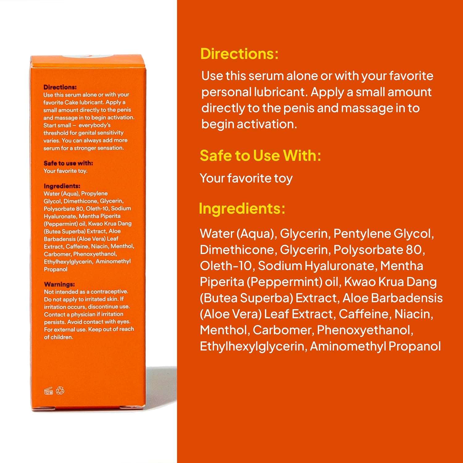 Hello Cake Stim for Him, Stimulating Arousal Serum for Men, Sexual Enhancer, Arousal Gel for Male Sensation Gel, Tingling Sexual Enhancement - DragonVitality