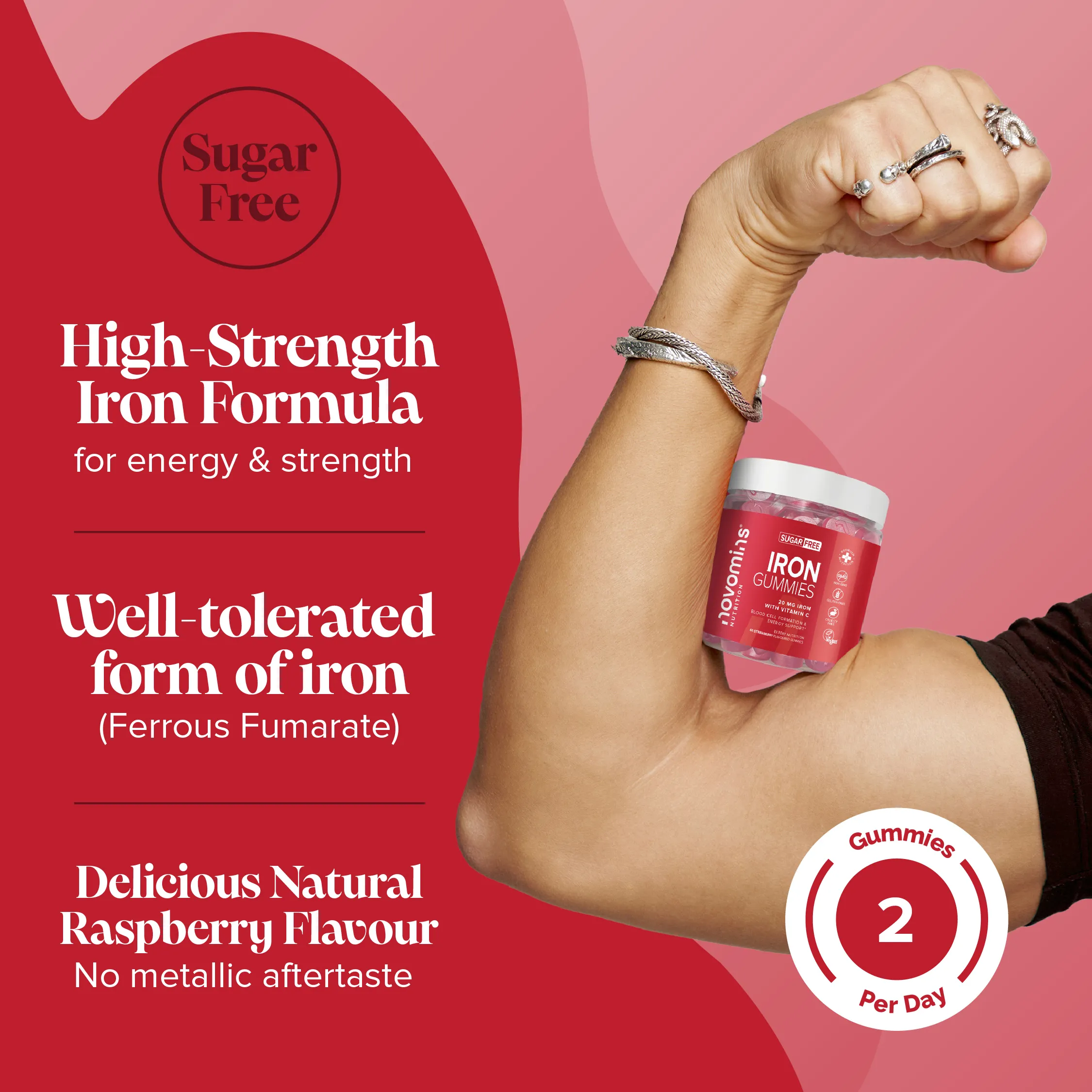 Iron Sugar-Free Gummies - DragonVitality