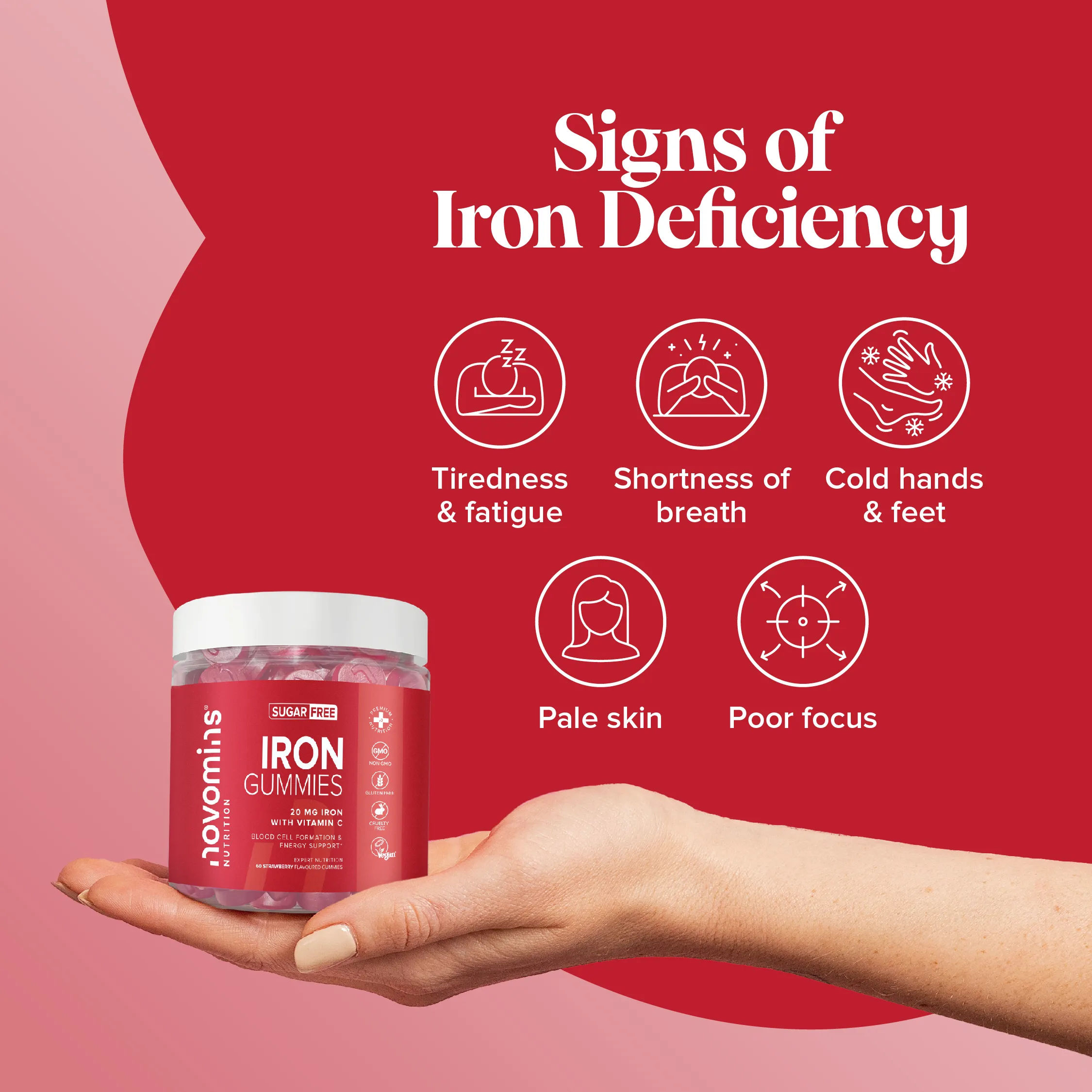 Iron Sugar-Free Gummies - DragonVitality
