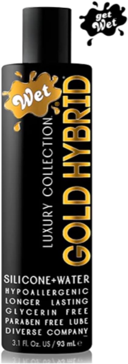 Wet Platinum Silicone-Based Personal Lubricant | Ultra Smooth, Super Slick, Hypoallergenic, Long-Lasting Performance, Waterproof Formula| Lube for Men, Women & Couples, 4.2 fl oz - DragonVitality