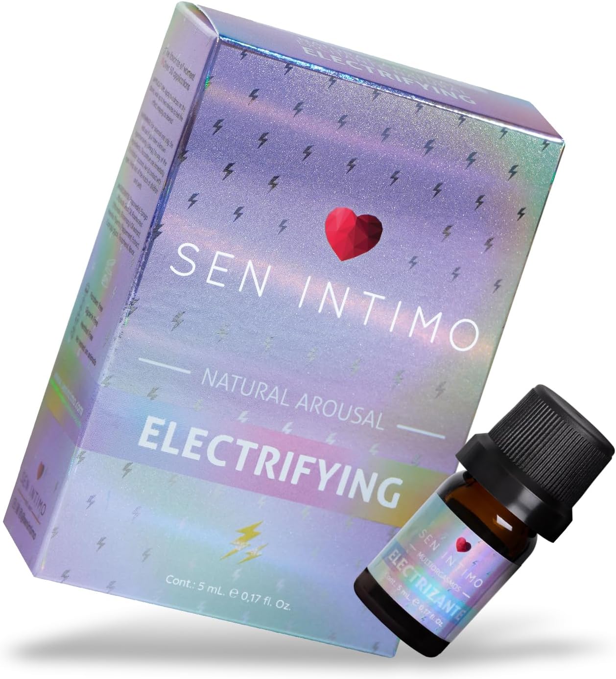 Sen Intimo Electrifying Arousal Oil for Her - Long Lasting Over 50 Applications - Satisfying & Stimulating Tingling Sensation, 0.17 FL Oz - DragonVitality