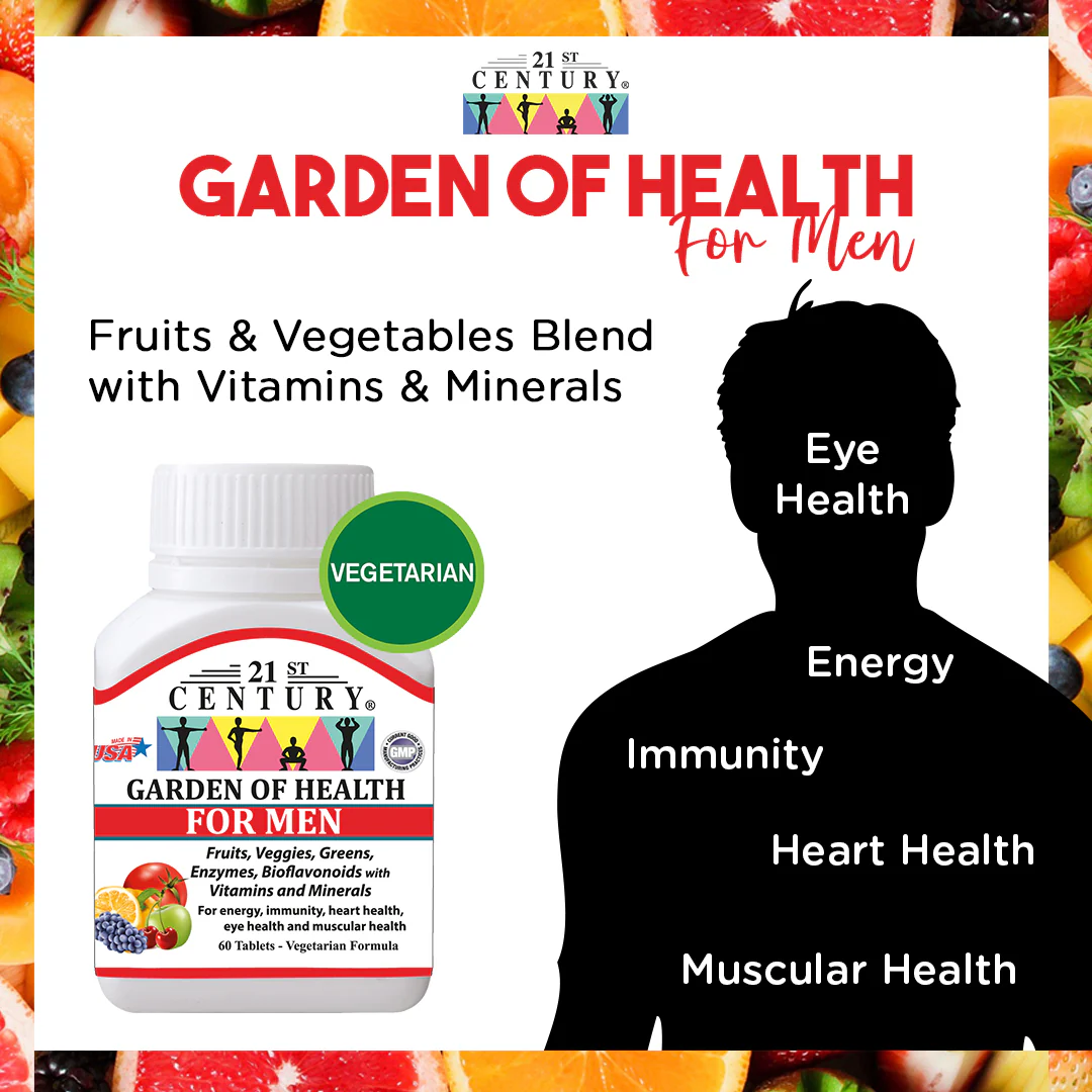 Garden of Health for Men 60's - DragonVitality