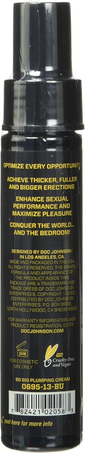 Doc Johnson OptiMALE - So Big - Plumping Cream - Plumps Your Member to Enhance Performance and Satisfaction - 2 Oz. (56.6 g) - DragonVitality
