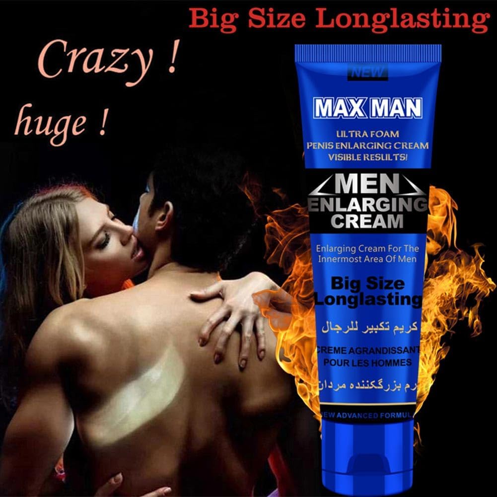 NAOLVE Men's Massage Cream, Sexual Enhancement Erection Cream, Penis Energy Massage Essential Oil, Men Massage Oil for Sex, Penis Becomes Longer Thicker,for Care Delay Performance Boost Strength-50g - DragonVitality