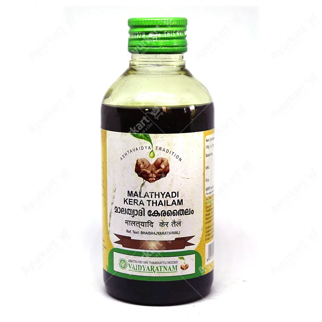 Vaidyaratnam Malathyadi Kera Thailam 200ML