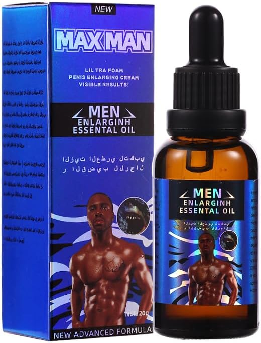 Men Massage Essential Oil Sexual Enhancement ErectionEssential Energy for Care Delay Performance Boost Strength(MAX Man) - DragonVitality