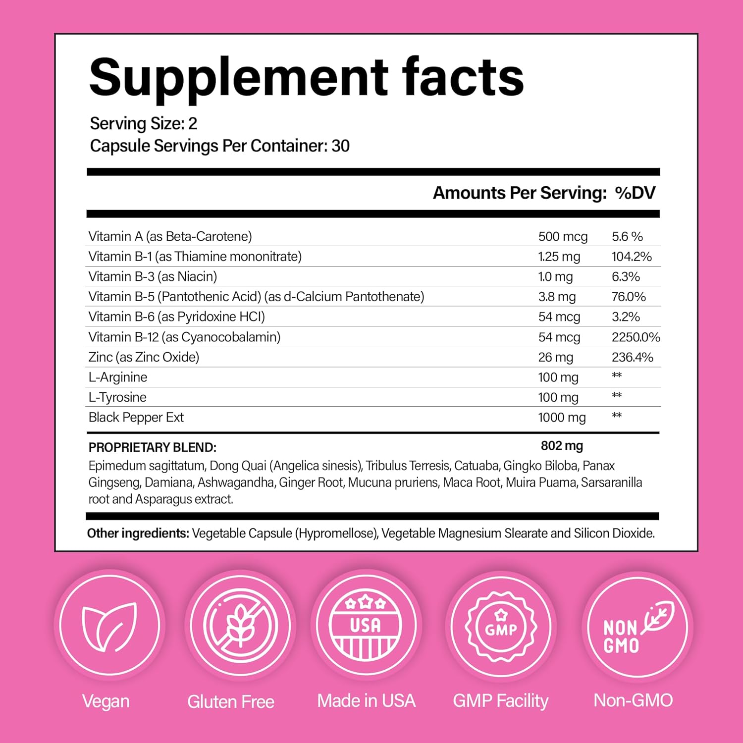 Pretty Privates Premium Female Libido Booster for Women - Fast-Acting Mood Booster & Energy Support, Natural Formula to Enhance Your Libido - Womens libido Booster - DragonVitality