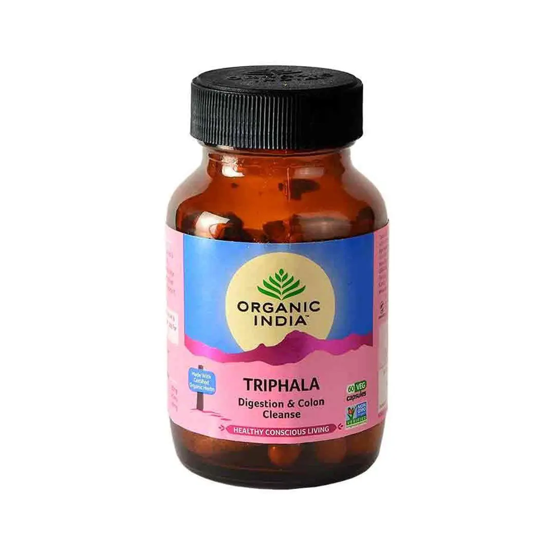 Triphala 60 Capsules / 180 Capsules Bottle - Organic India