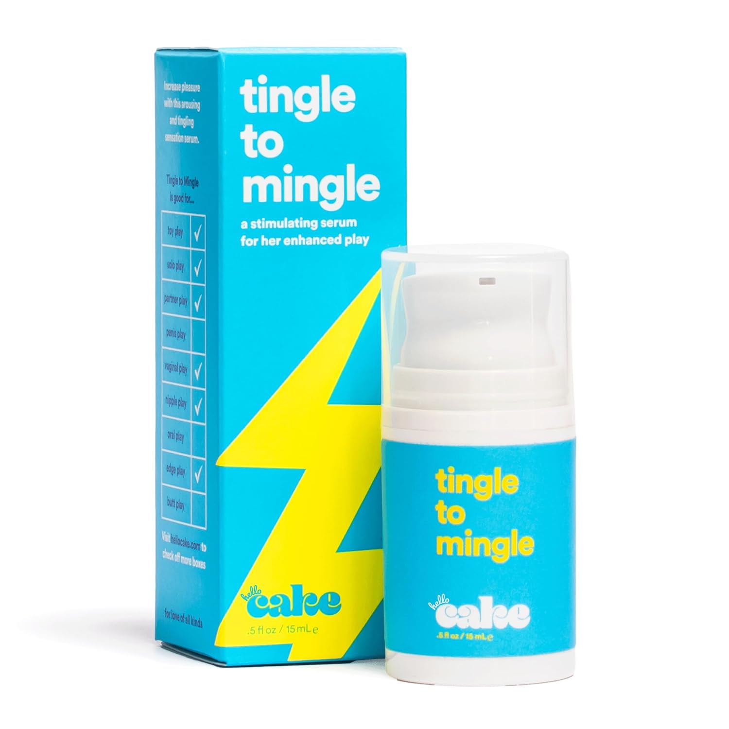 Hello Cake Stim for Him, Stimulating Arousal Serum for Men, Sexual Enhancer, Arousal Gel for Male Sensation Gel, Tingling Sexual Enhancement - DragonVitality