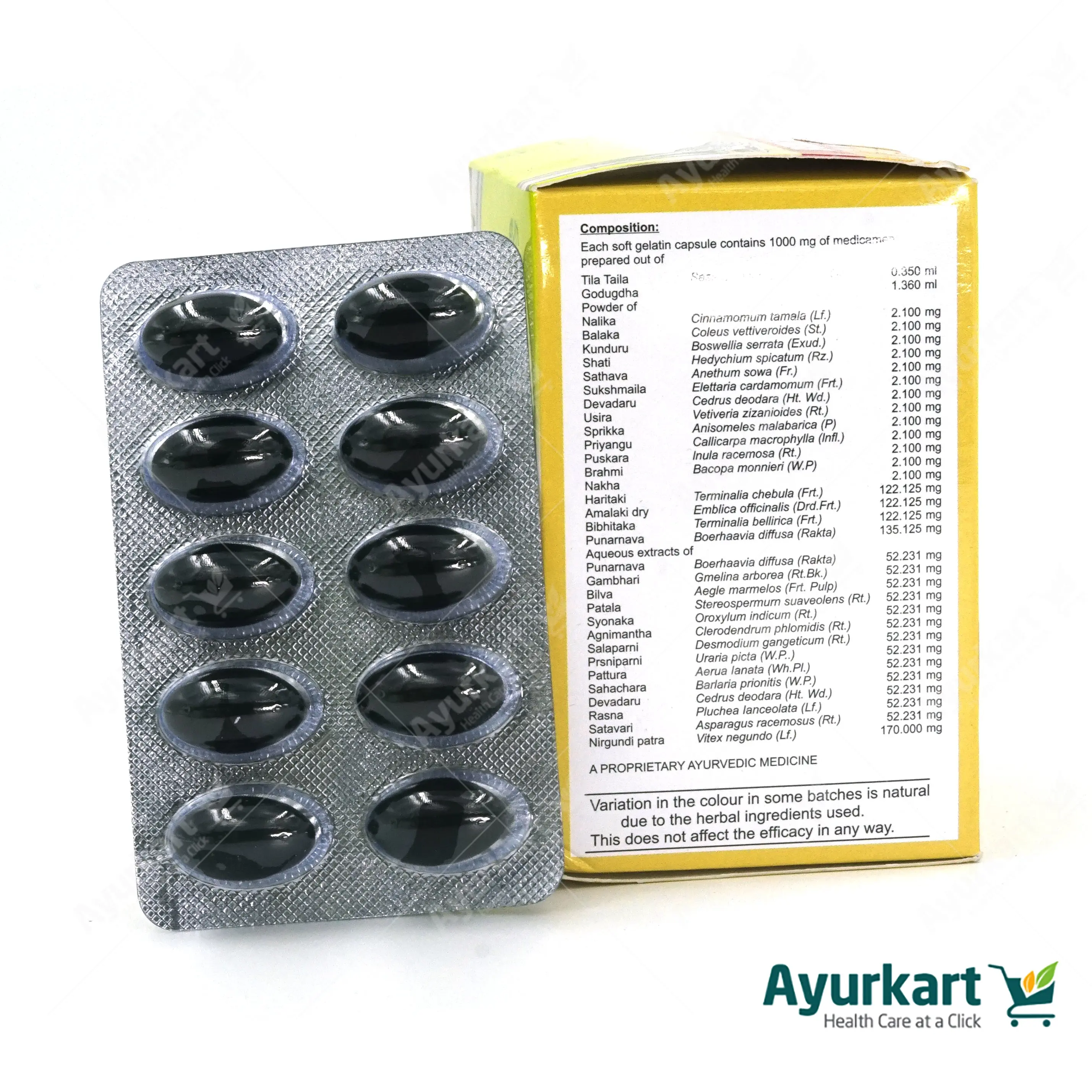 Burcalvin Soft Gel Capsules - 60 Nos. - AVN Arogya - DragonVitality